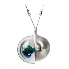 Bjorn Weckstrom Bjorn Weckstrom Acrylic and Silver Necklace - 597407