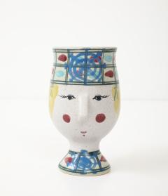 Bjorn Wiinblad Bj rn Wiinblad 8 Bjorn Wiinblad Face Espresso Chocolate Cups - 4476825