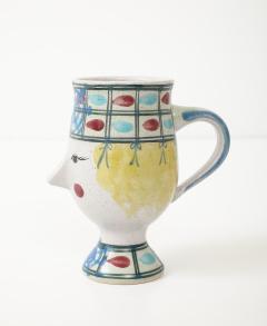 Bjorn Wiinblad Bj rn Wiinblad 8 Bjorn Wiinblad Face Espresso Chocolate Cups - 4476830