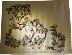 Bjorn Wiinblad Bj rn Wiinblad Bjorn Wiinblad hand made tapestry 1918 2006  - 4707947