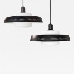 Black And White Mid Century Hanging Lights - 1461722