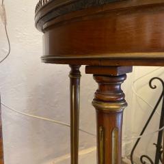 Black Bouillotte Style Table - 3816185