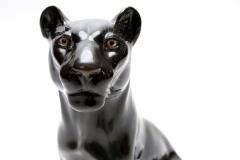 Black Ceramic Panther - 266389