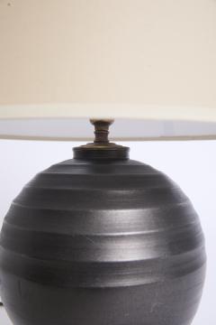 Black Ceramic Table Lamp - 4684144
