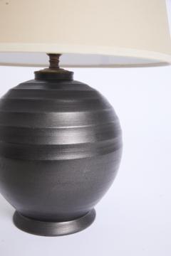 Black Ceramic Table Lamp - 4684145