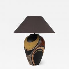 Black Ceramic Vase Shape Table Lamp - 1461902