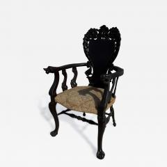 Black Forest Carved Armchair - 4369250
