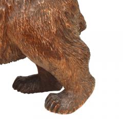 Black Forest Carved Walnut Bear - 4408140