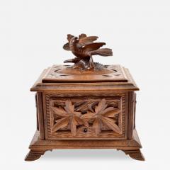 Black Forest Hand Carved Box C A 1900s - 147022