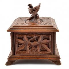 Black Forest Hand Carved Box C A 1900s - 147024