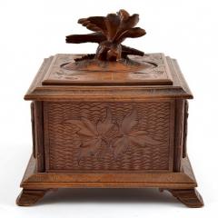 Black Forest Hand Carved Box C A 1900s - 147030