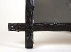 Black Forest Rustic Mirror With Oak Leaves Acorn Carvings Austria circa 1870 - 3361854