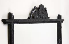 Black Forest Rustic Wall Mirror With Carved Oak Leaves Austria circa 1870 - 3595164