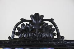 Black Forest Rustic Wall Mirror With Carved Oak Leaves Austria circa 1870 - 3595172
