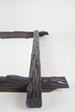 Black Forest Wall Mirror Hand Carved Austria circa 1880 - 3992855