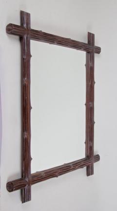 Black Forest Wall Mirror Hand Carved Austria circa 1900 - 3595307