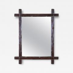 Black Forest Wall Mirror Hand Carved Austria circa 1900 - 3600994