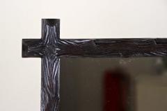 Black Forest Wall Mirror Rustic Style Hand Carved Austria circa 1880 - 3625590