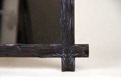 Black Forest Wall Mirror Rustic Style Hand Carved Austria circa 1880 - 3625593