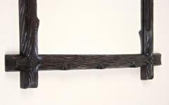 Black Forest Wall Mirror Rustic Style Hand Carved Austria circa 1880 - 3625594