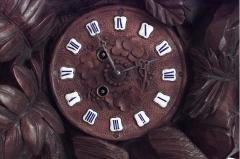 Black Forest Walnut Bird Mantel Clock - 4321870