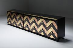 Black Gold Hollywood Regency Sideboard 2000s - 2866623