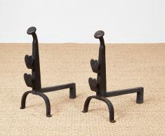 Black Heart Andirons - 4356656