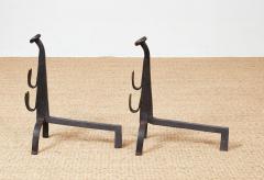 Black Heart Andirons - 4356658