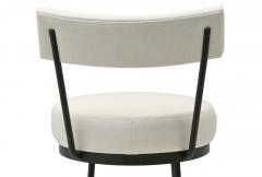 Black Iron Barstool with Cast Bronze Paw Feet - 3921078