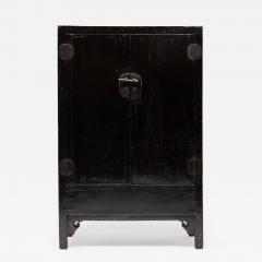 Black Lacquer Square Corner Cabinet - 4205076
