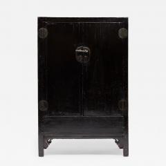 Black Lacquer Square Corner Cabinet - 4262952