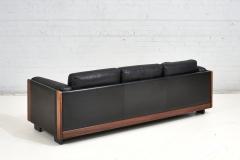 Black Leather 920 Sofa Afra Tobia Scarpa for Cassina 1960 - 2713494