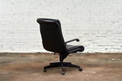 Black Leather Desk Chair by Richard Sapper for Knoll Inc Knoll Intl France 1992 - 2847434