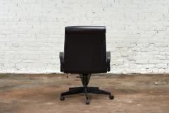 Black Leather Desk Chair by Richard Sapper for Knoll Inc Knoll Intl France 1992 - 2847435