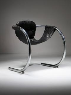 Black Leather Palo Alto Chair by Byron Botker for Landes Lyda Levi - 4726066