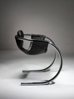 Black Leather Palo Alto Chair by Byron Botker for Landes Lyda Levi - 4726070