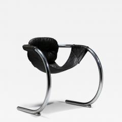 Black Leather Palo Alto Chair by Byron Botker for Landes Lyda Levi - 4730573