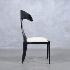 Black Mid Century Lacquered Chair - 3286364