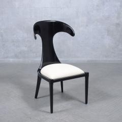 Black Mid Century Lacquered Chair - 3286368