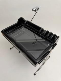 Black Orix Desk by Vittorio Parigi Nani Prina for Molteni Italy 1970s - 4700612