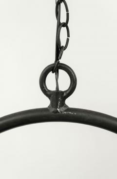 Black Painted Hexagonal Street Lantern - 3403863