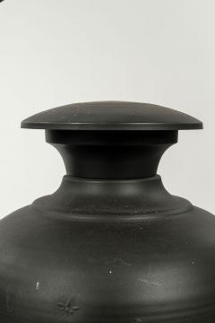 Black Painted Hexagonal Street Lantern - 3403864
