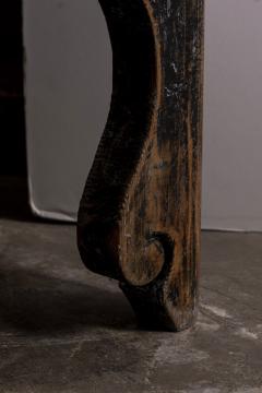 Black Painted Rococo Swedish Cabinet - 1776886