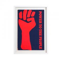 Black Panthers Power to the People Poster Gemini Rising INC Signed - 2833842