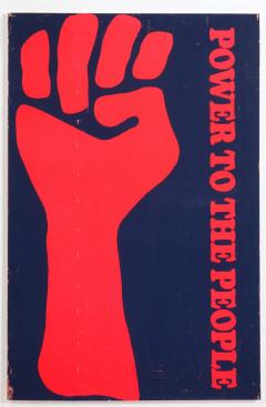 Black Panthers Power to the People Poster Gemini Rising INC Signed - 2833843