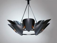 Black Petal Chandelier - 967538