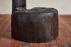 Black Primitive Log chair - 3897422