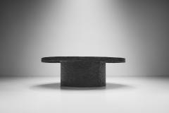 Black Resin Pedestal Table Europe ca 1950s - 3385356