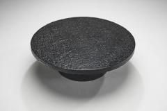 Black Resin Pedestal Table Europe ca 1950s - 3385357