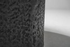 Black Resin Pedestal Table Europe ca 1950s - 3385361